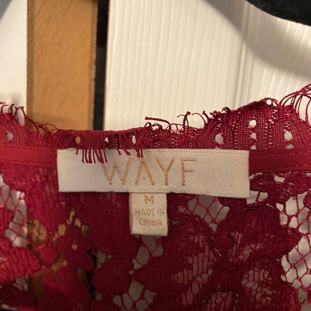 Wayf Maroon Dress - Picture 5 of 5